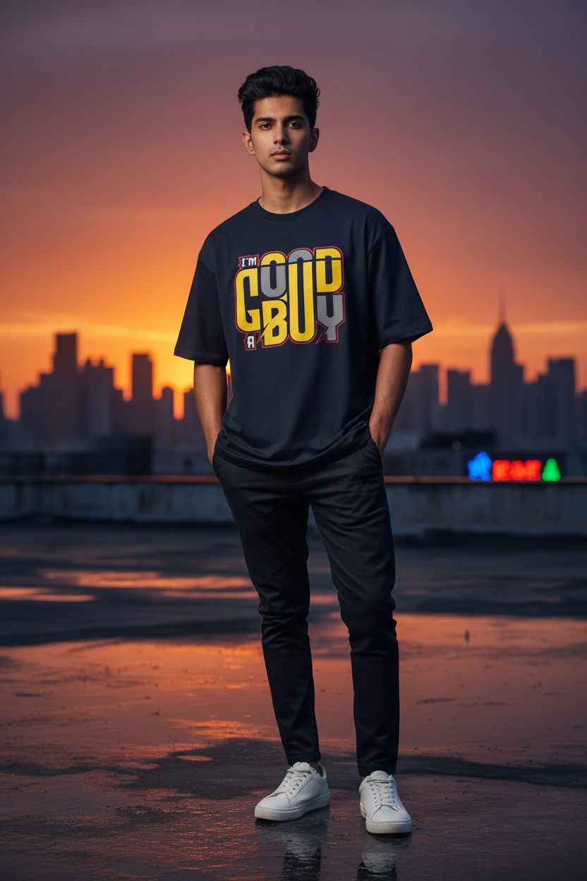 I’m a Good Boy – Oversized Graphic T-Shirt
