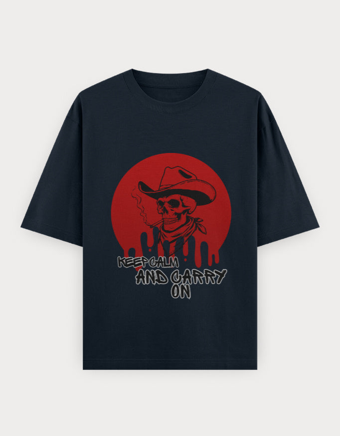 Unisex Oversized Classic T-Shirt oversized fit cotton fabric heavyweight fabric detail view by HAViT Apparel