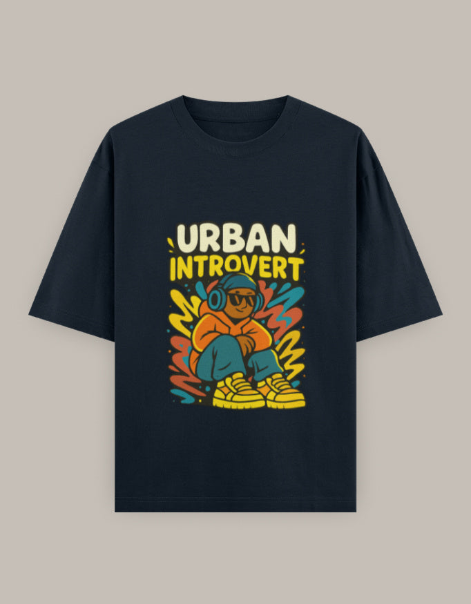 Unisex Oversized Classic T-Shirt oversized fit cotton fabric heavyweight fabric detail view by HAViT Apparel