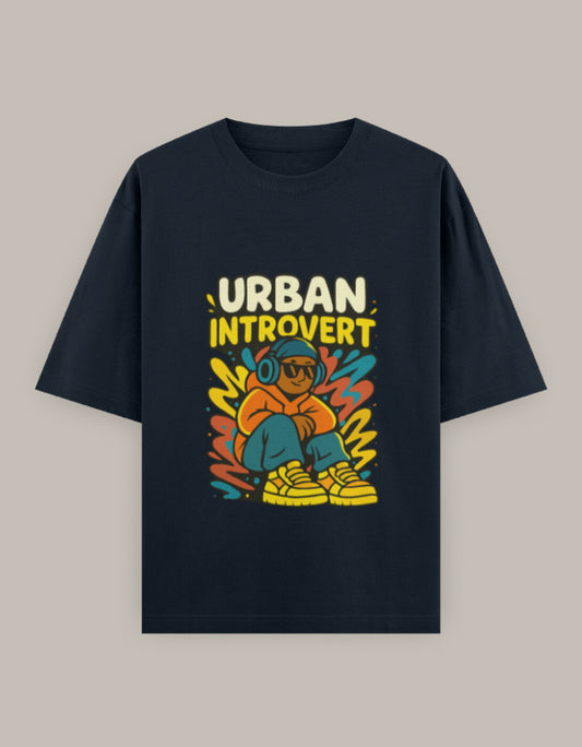Unisex Oversized Classic T-Shirt oversized fit cotton fabric heavyweight fabric detail view by HAViT Apparel