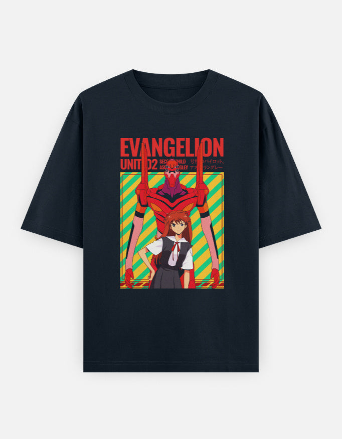 Anime Oversized Classic T-Shirt t-shirt oversized fit cotton fabric heavyweight fabric detail view by HAViT Apparel