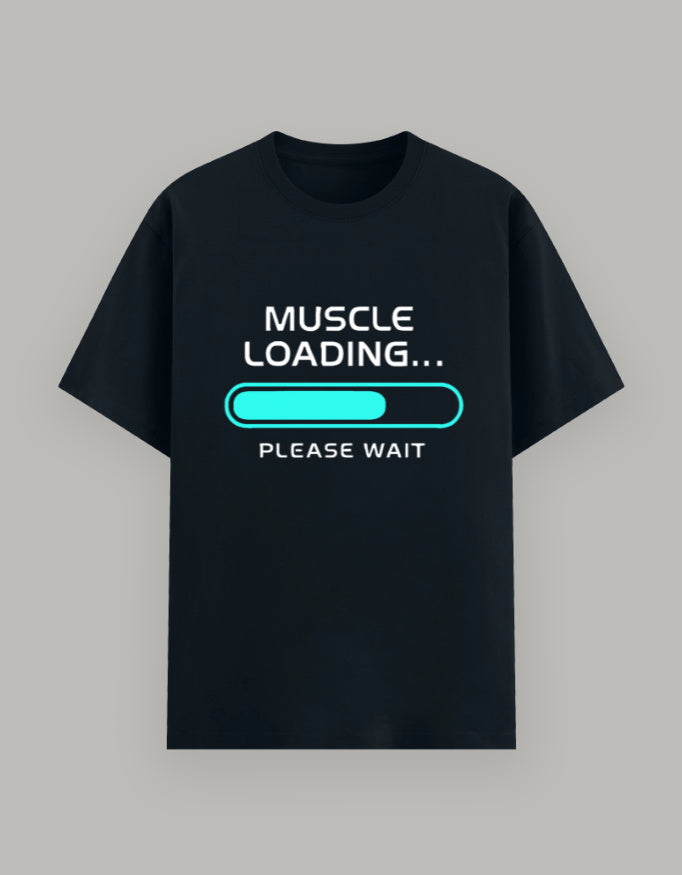 Muscle Mode Basic Tee t-shirt cotton fabric detail view by HAViT Apparel