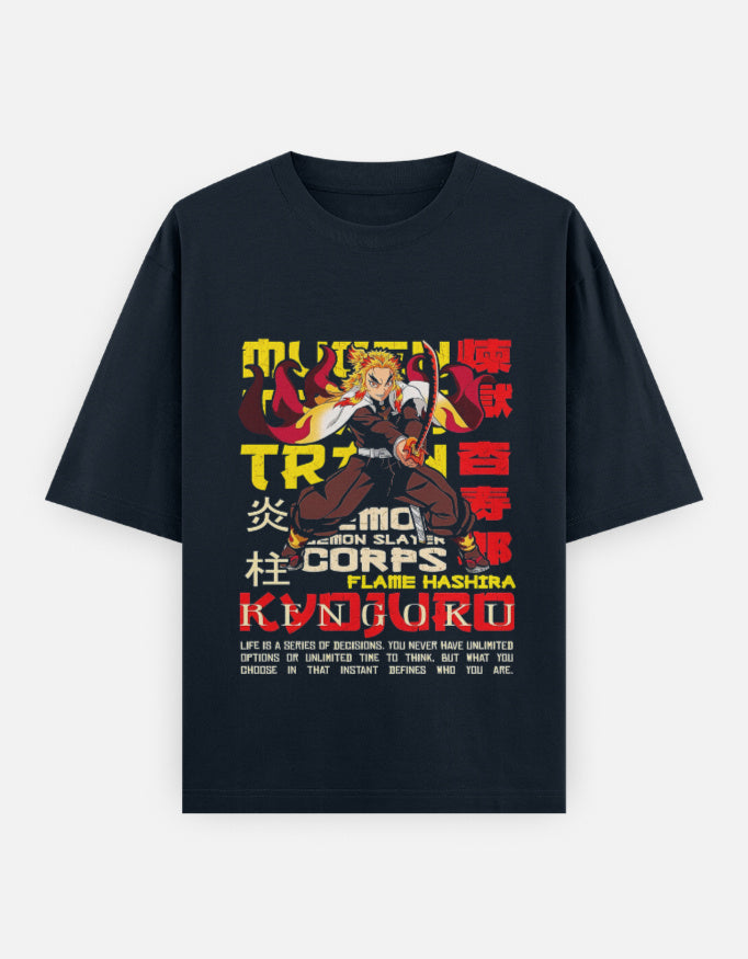 Anime Oversized Classic T-Shirt t-shirt oversized fit cotton fabric heavyweight fabric detail view by HAViT Apparel