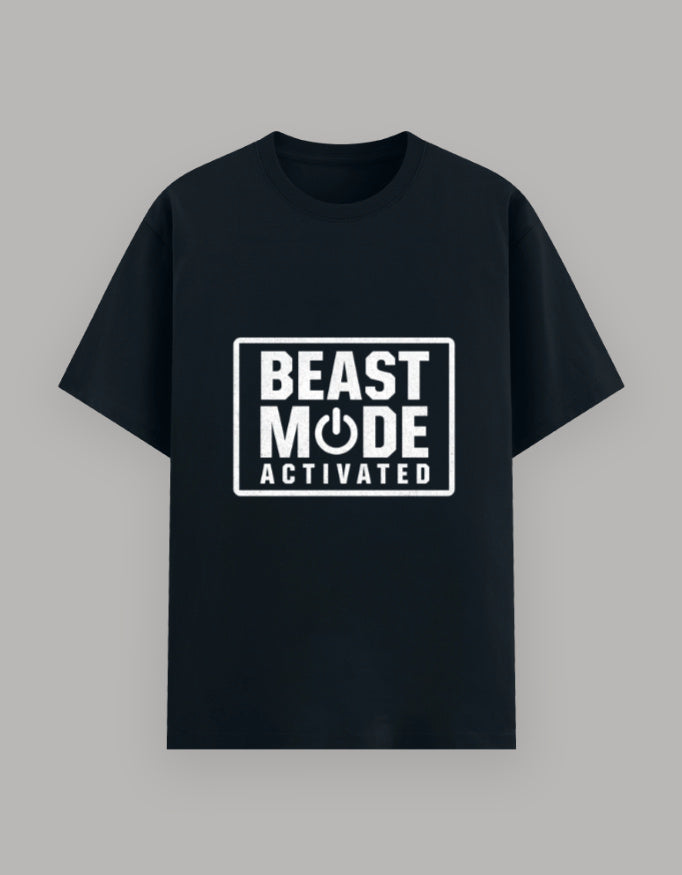 Beast Mode Basic Tee t-shirt printed design detail view by HAViT Apparel