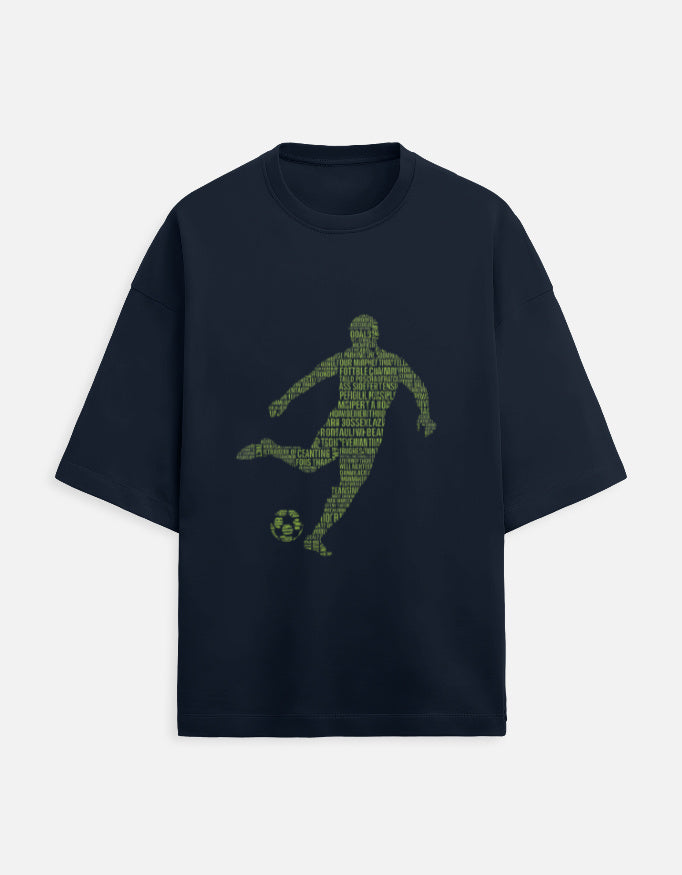 Unisex Terry Oversized Tee oversized fit cotton fabric heavyweight fabric detail view by HAViT Apparel