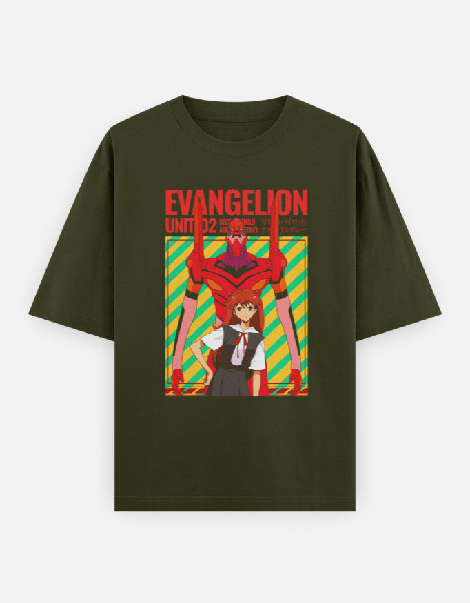 Anime Oversized Classic T-Shirt t-shirt oversized fit cotton fabric heavyweight fabric detail view by HAViT Apparel