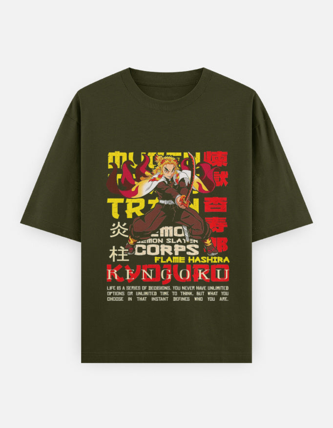 Anime Oversized Classic T-Shirt t-shirt oversized fit cotton fabric heavyweight fabric detail view by HAViT Apparel
