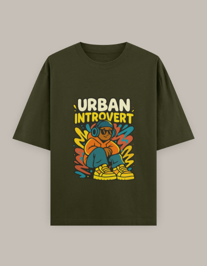 Unisex Oversized Classic T-Shirt oversized fit cotton fabric heavyweight fabric detail view by HAViT Apparel