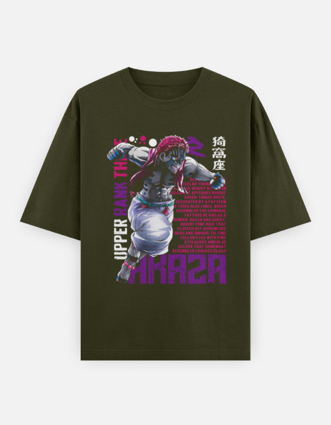 Anime Oversized Classic T-Shirt t-shirt oversized fit cotton fabric heavyweight fabric detail view by HAViT Apparel