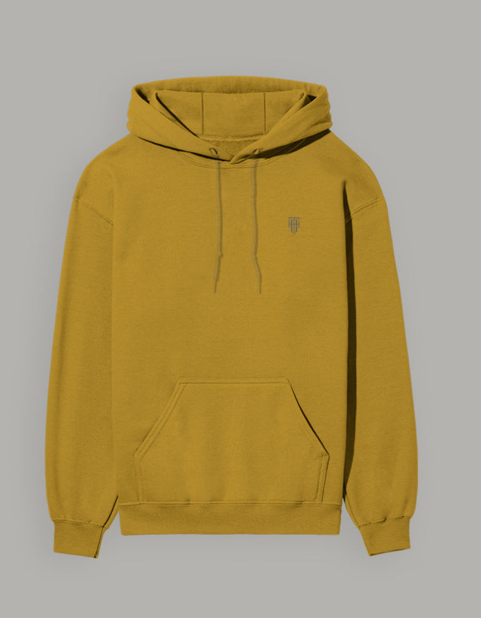 Unisex Dark Hoodie regular fit cotton fabric heavyweight fabric detail view by HAViT Apparel