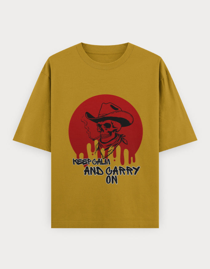 Unisex Oversized Classic T-Shirt oversized fit cotton fabric heavyweight fabric detail view by HAViT Apparel
