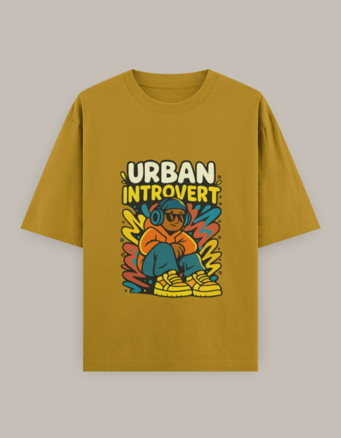 Unisex Oversized Classic T-Shirt oversized fit cotton fabric heavyweight fabric detail view by HAViT Apparel