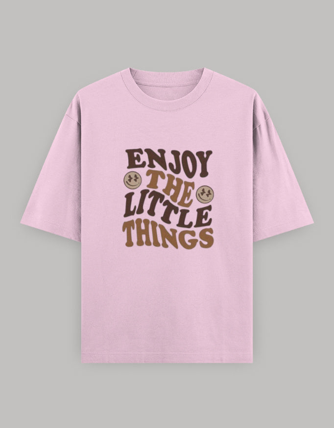 Mindful Living Oversized Cotton T-Shirt t-shirt oversized fit cotton fabric heavyweight fabric printed design detail view by HAViT Apparel
