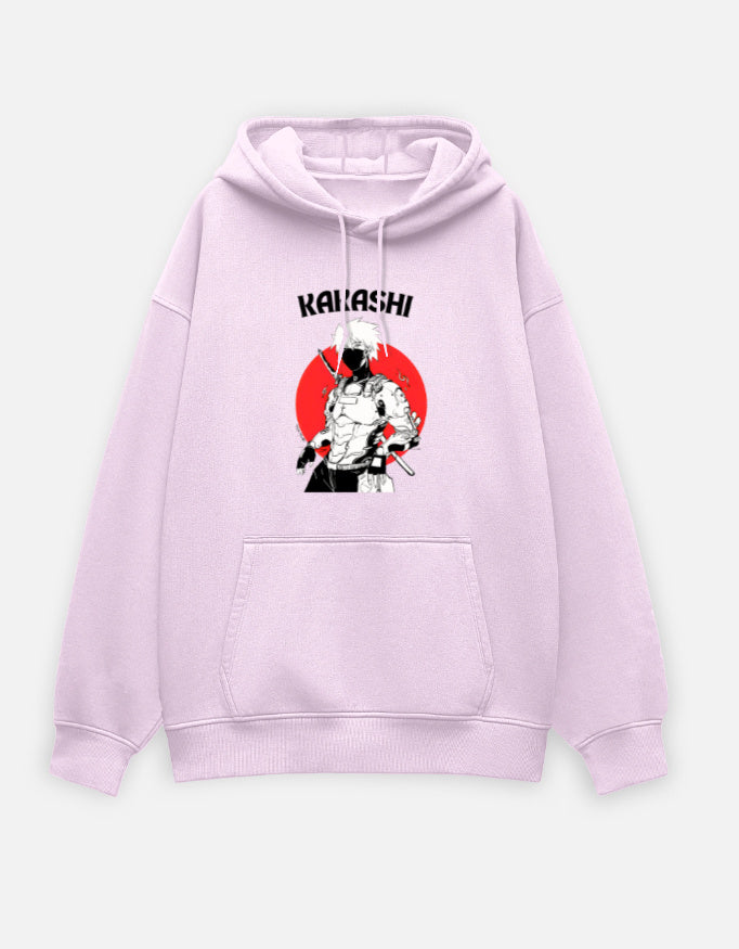 Anime Oversized Hoodie hoodie oversized fit cotton fabric heavyweight fabric graphic print printed design anime inspired design detail view by HAViT Apparel