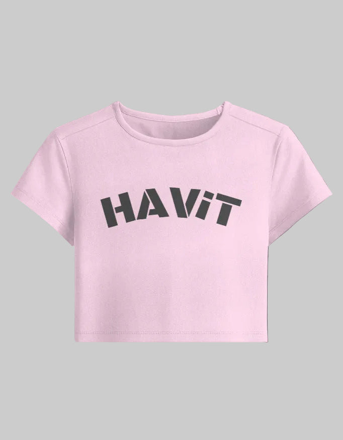 HAViT Baby Tee cotton fabric heavyweight fabric detail view by HAViT Apparel