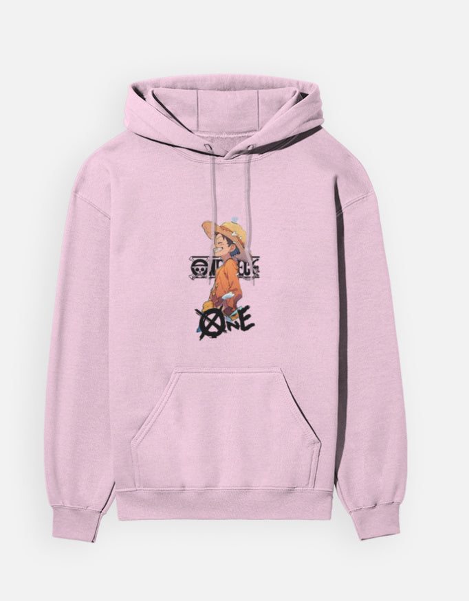 Anime Hoodie hoodie regular fit cotton fabric heavyweight fabric graphic print printed design anime inspired design detail view by HAViT Apparel