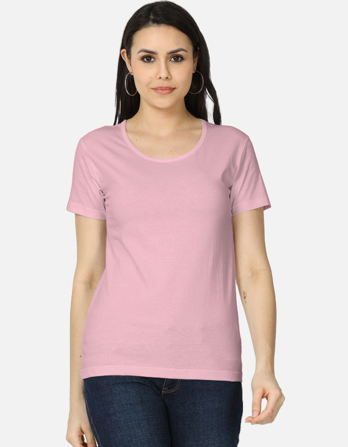 Women's Classic T-Shirt regular fit cotton fabric heavyweight fabric detail view by HAViT Apparel