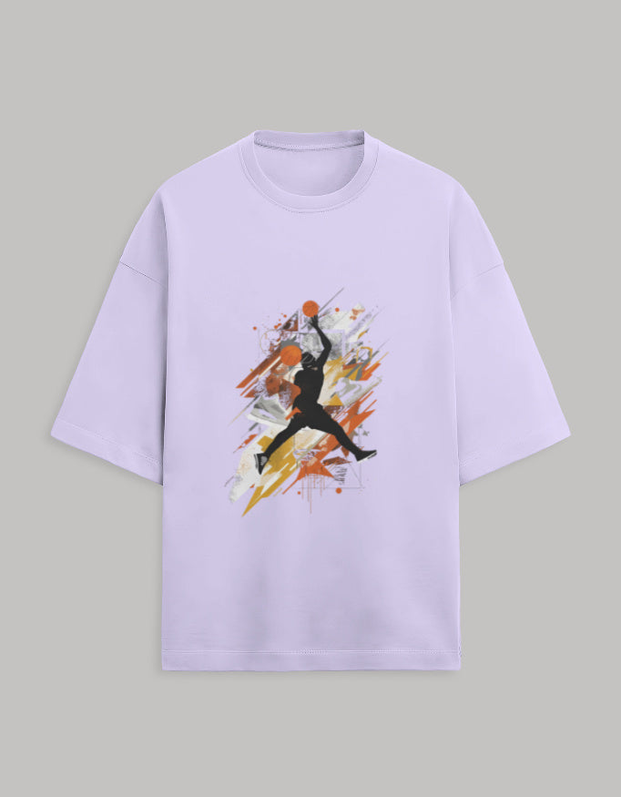 Terry Oversized Tee oversized fit cotton fabric heavyweight fabric detail view by HAViT Apparel