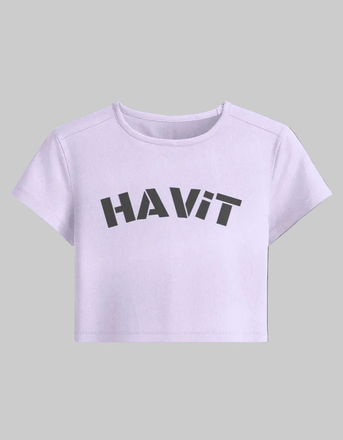 HAViT Baby Tee cotton fabric heavyweight fabric detail view by HAViT Apparel