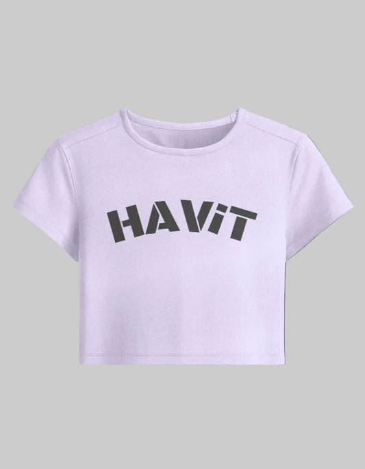 HAViT Baby Tee cotton fabric heavyweight fabric detail view by HAViT Apparel