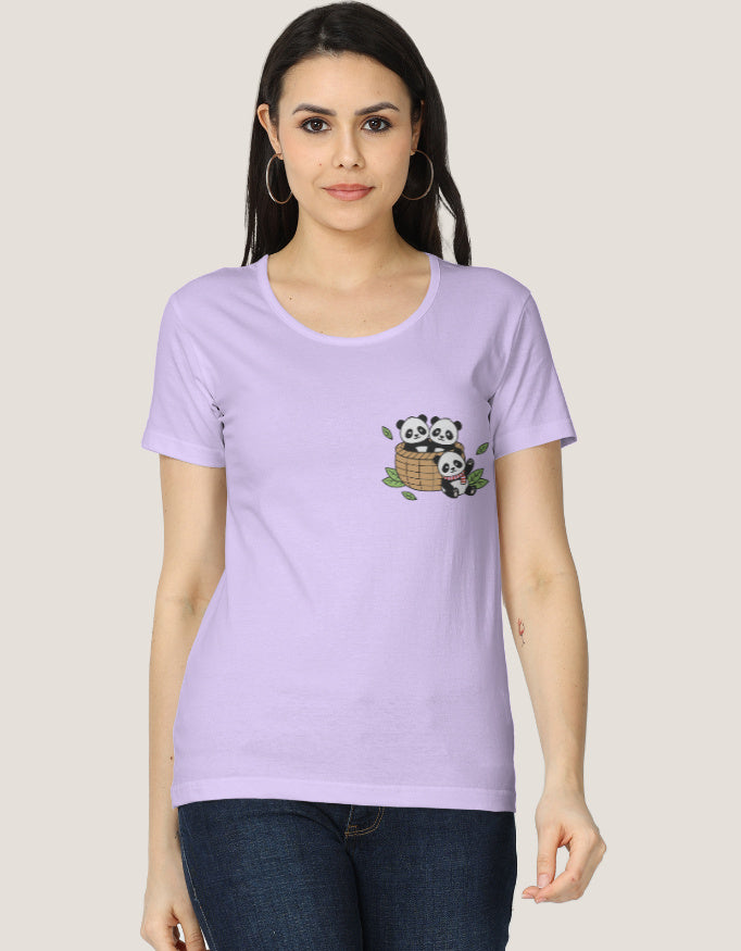 Women's Classic T-Shirt regular fit cotton fabric heavyweight fabric detail view by HAViT Apparel