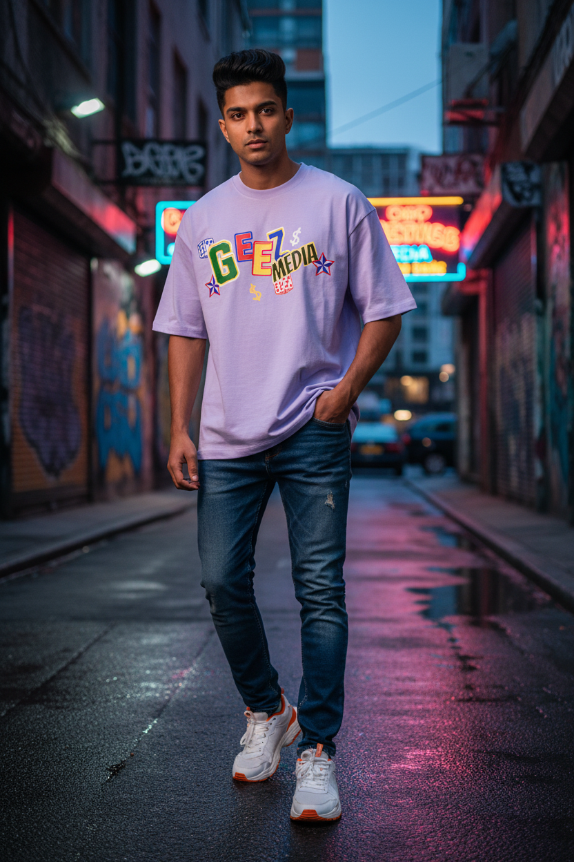 Geez Media Oversized T-Shirt