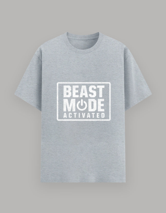 Beast Mode Basic Tee t-shirt printed design detail view by HAViT Apparel
