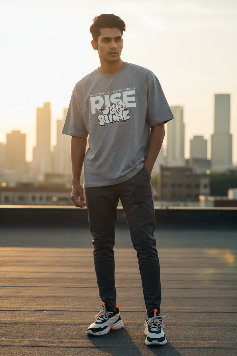 Rise and Shine – Oversized Standard T-Shirt