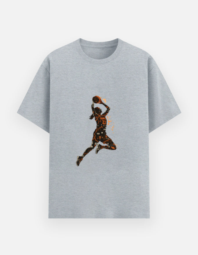 Unisex Basic T-Shirt cotton fabric heavyweight fabric detail view by HAViT Apparel