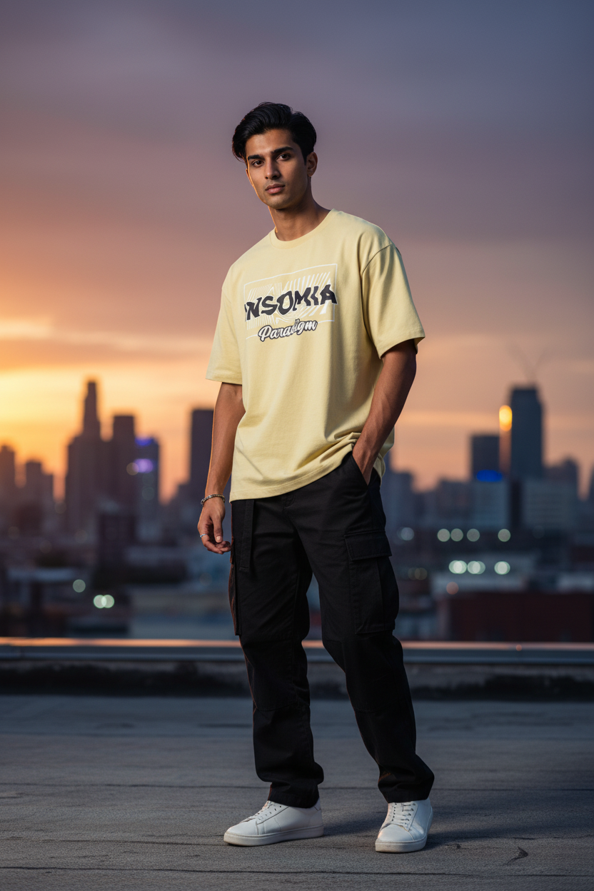Insomnia Paradigm Oversized T-Shirt