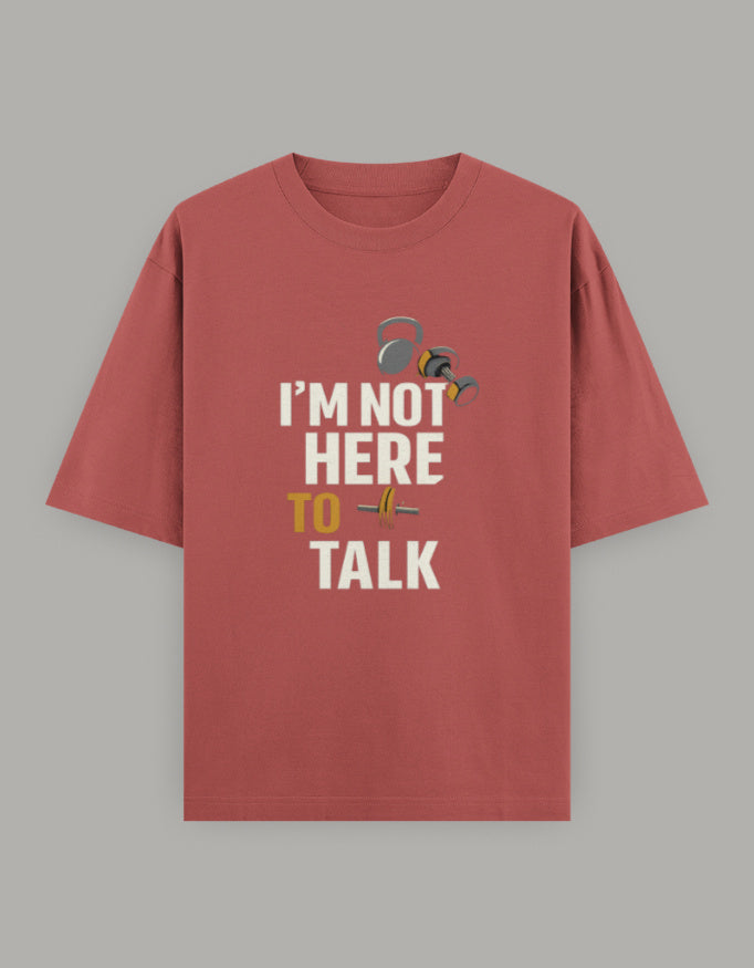 Silent Grind Oversized Tee t-shirt oversized fit graphic print detail view by HAViT Apparel