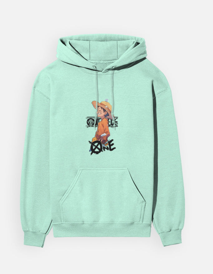 Anime Hoodie hoodie regular fit cotton fabric heavyweight fabric graphic print printed design anime inspired design detail view by HAViT Apparel