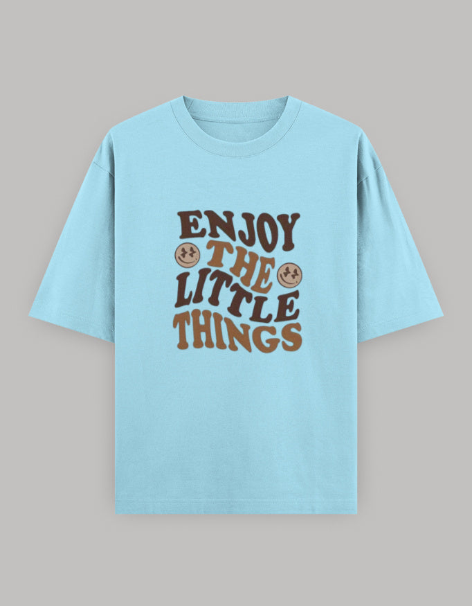 Mindful Living Oversized Cotton T-Shirt t-shirt oversized fit cotton fabric heavyweight fabric printed design detail view by HAViT Apparel