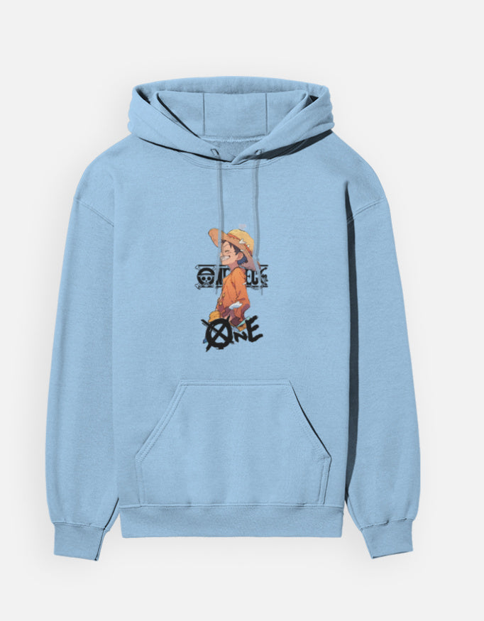 Anime Hoodie hoodie regular fit cotton fabric heavyweight fabric graphic print printed design anime inspired design detail view by HAViT Apparel