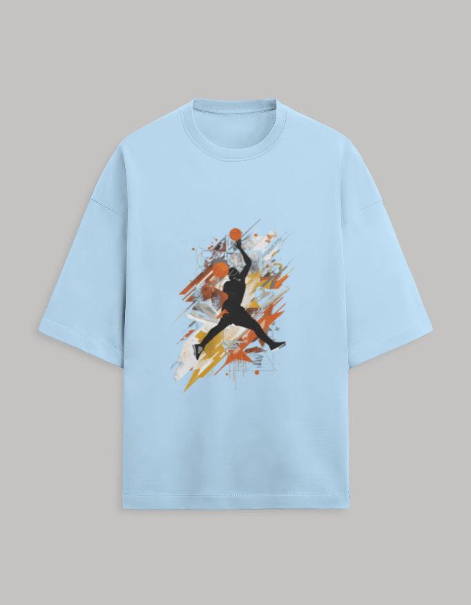 Terry Oversized Tee oversized fit cotton fabric heavyweight fabric detail view by HAViT Apparel
