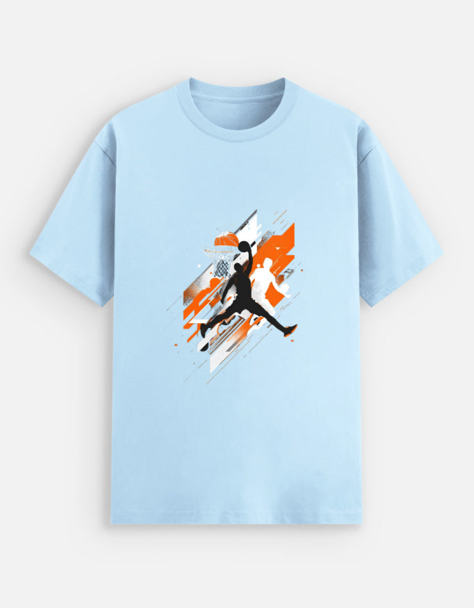 Stretch T-shirt t-shirt cotton fabric printed design detail view by HAViT Apparel