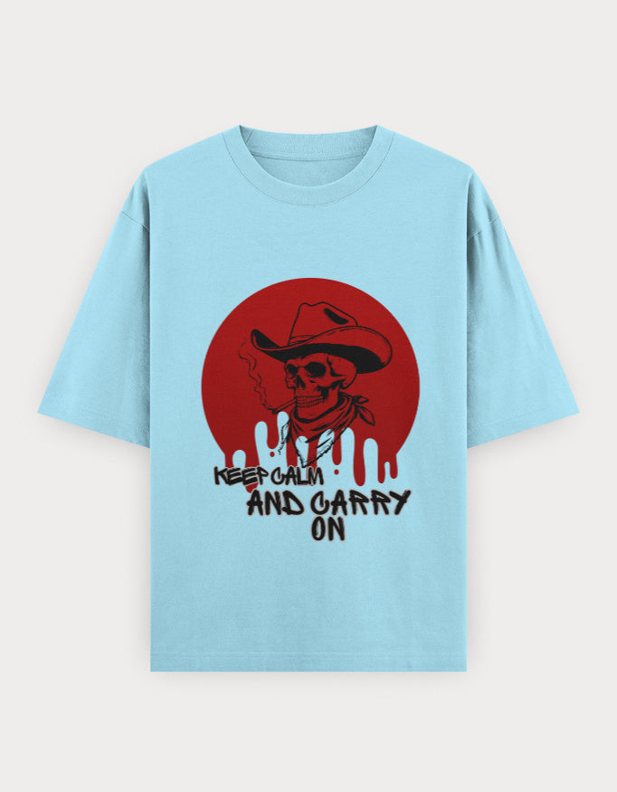 Unisex Oversized Classic T-Shirt oversized fit cotton fabric heavyweight fabric detail view by HAViT Apparel