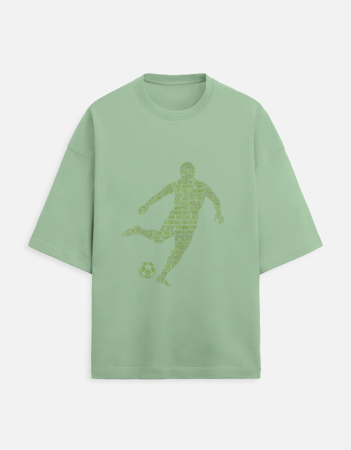 Unisex Terry Oversized Tee oversized fit cotton fabric heavyweight fabric detail view by HAViT Apparel