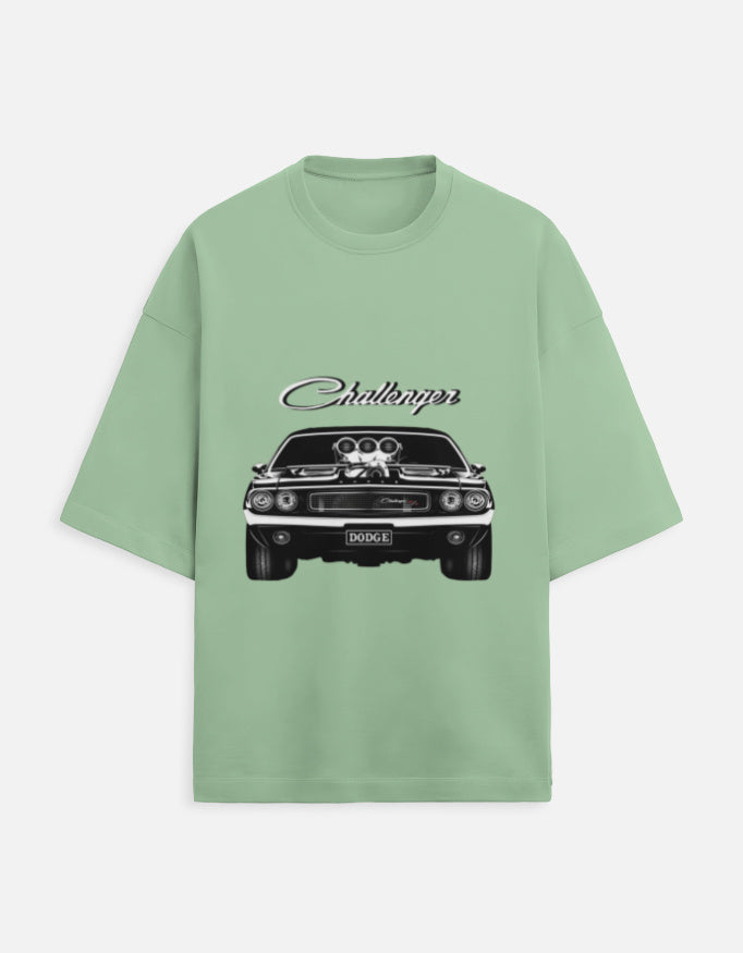 Midnight Muscle Frontline Oversized Terry Tshirt oversized fit cotton fabric heavyweight fabric graphic print printed design detail view by HAViT Apparel