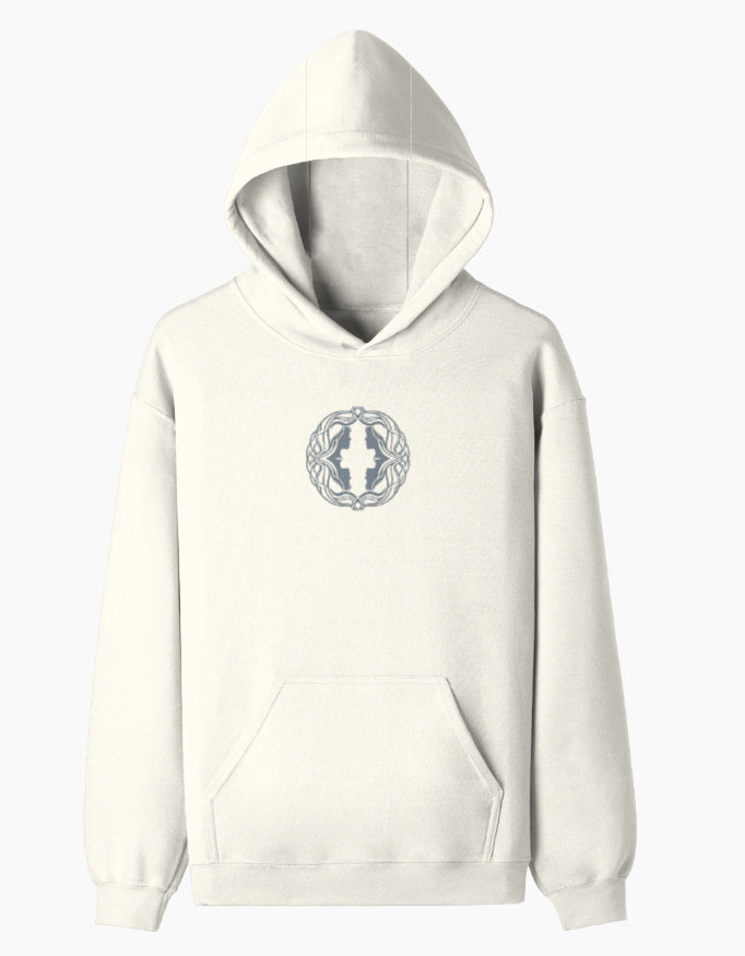 Reflections Pullover Hoodie hoodie regular fit cotton fabric heavyweight fabric detail view by HAViT Apparel
