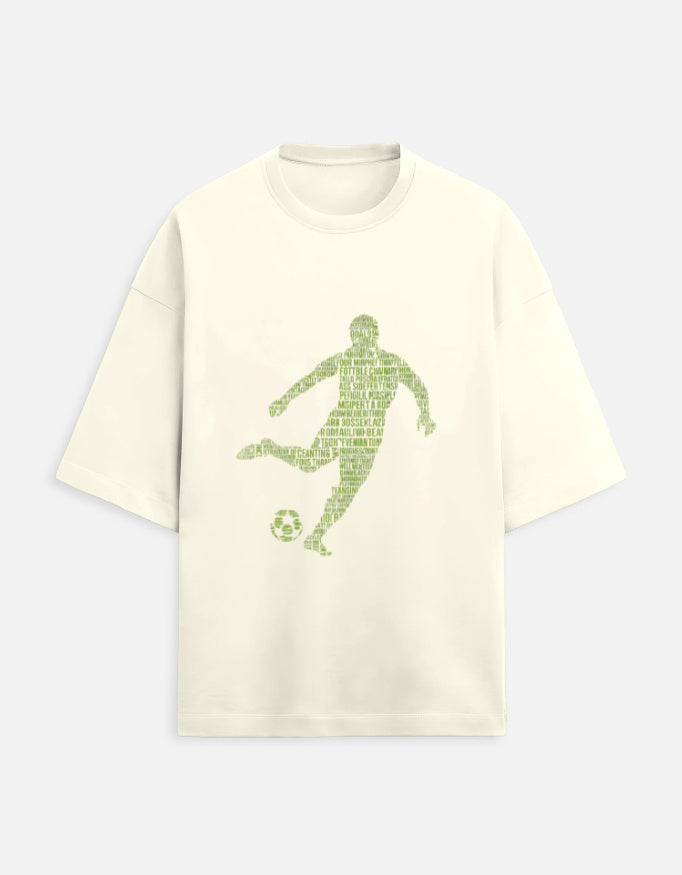 Unisex Terry Oversized Tee oversized fit cotton fabric heavyweight fabric detail view by HAViT Apparel