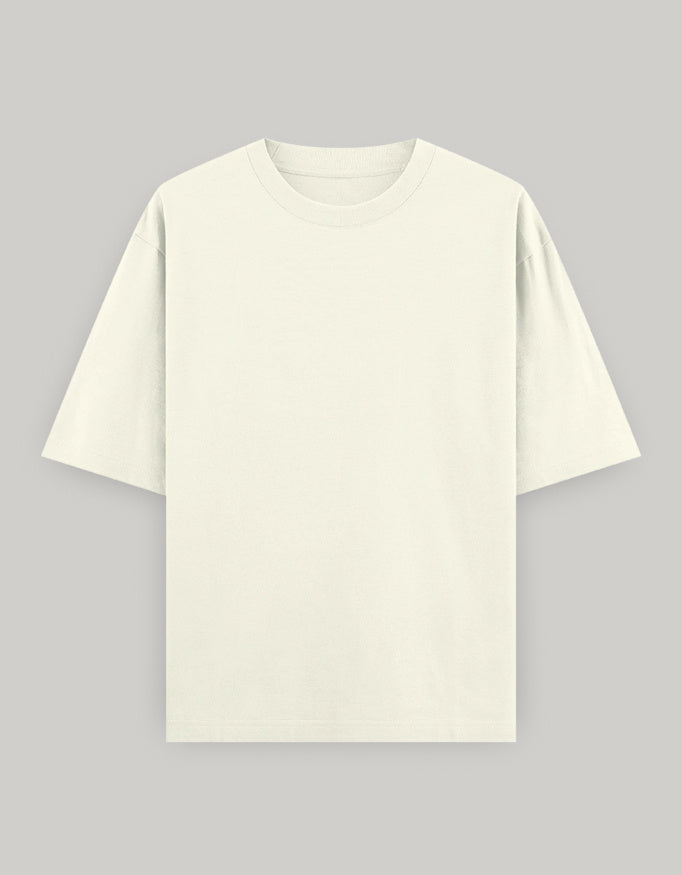 Bloom with Confidence Oversized Tee t-shirt oversized fit cotton fabric heavyweight fabric printed design detail view by HAViT Apparel