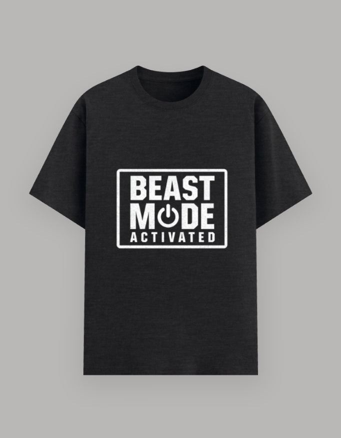 Beast Mode Basic Tee t-shirt printed design detail view by HAViT Apparel