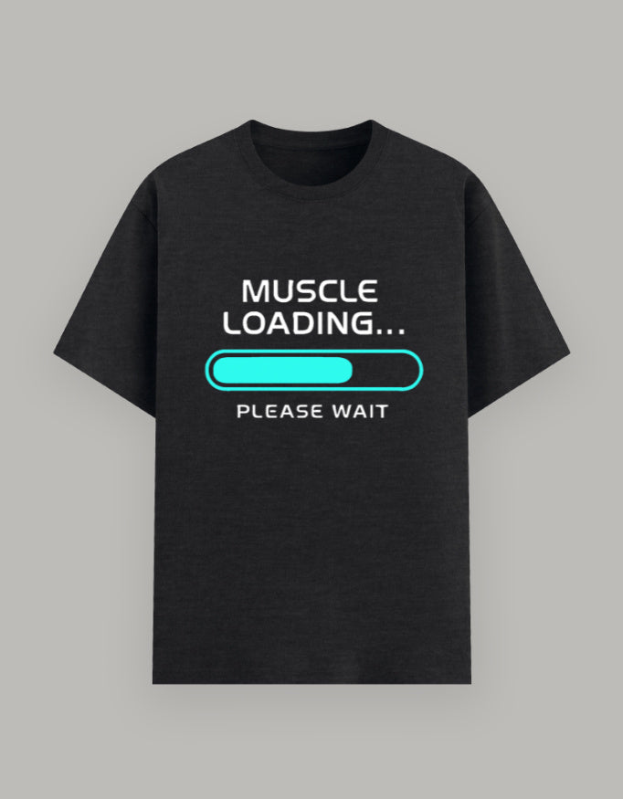 Muscle Mode Basic Tee t-shirt cotton fabric detail view by HAViT Apparel