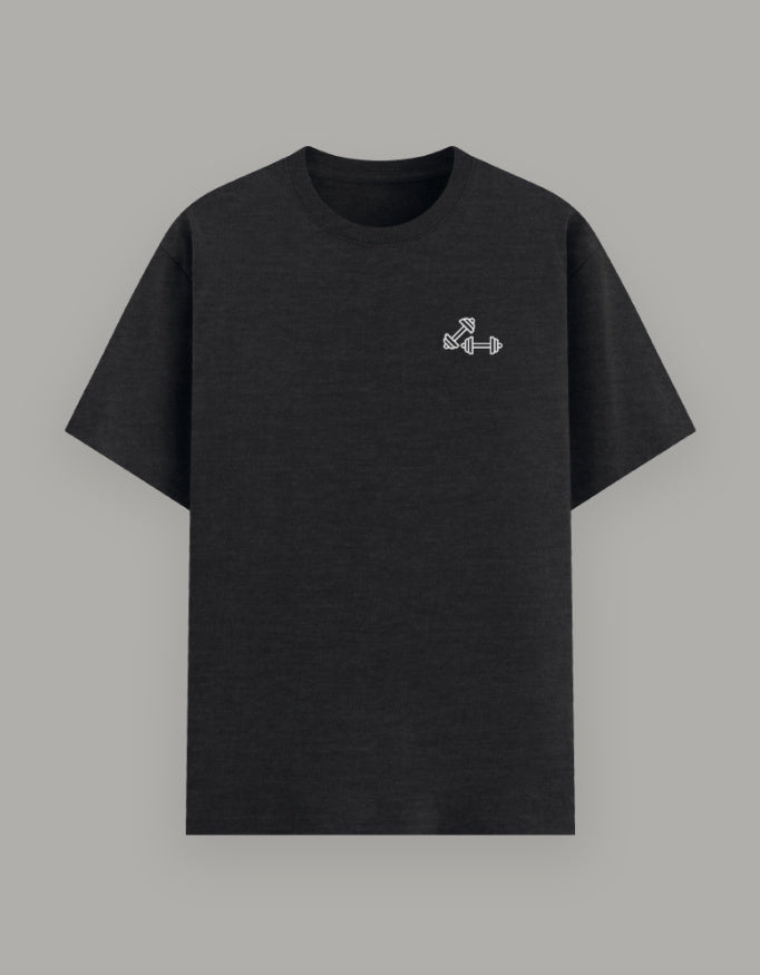 Pretty Strong Basic Tee t-shirt cotton fabric detail view by HAViT Apparel