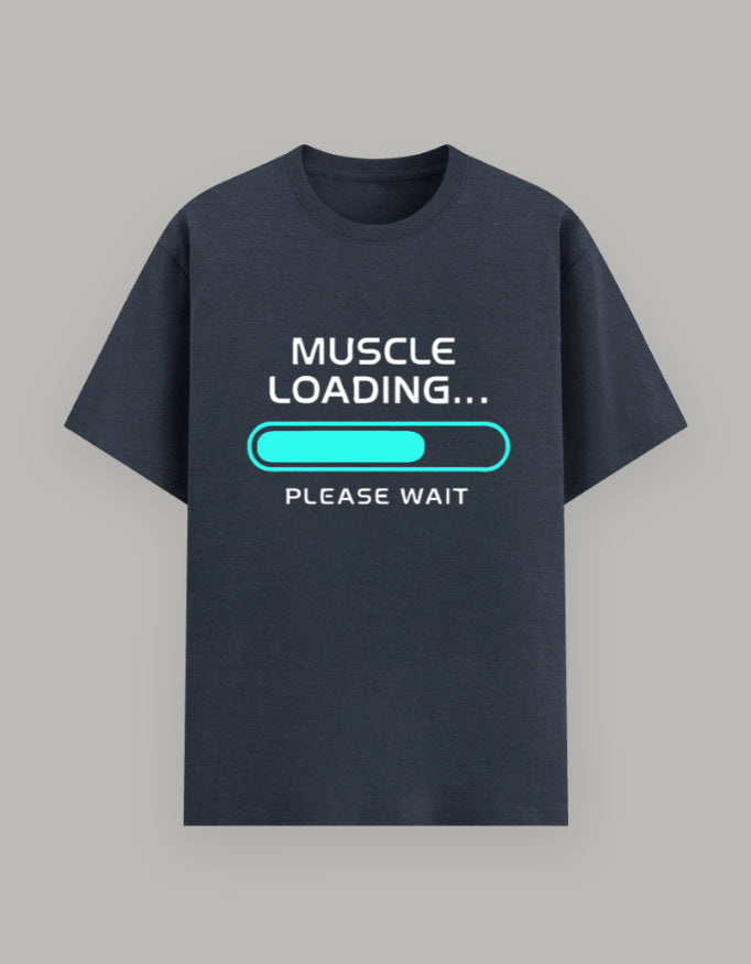 Muscle Mode Basic Tee t-shirt cotton fabric detail view by HAViT Apparel