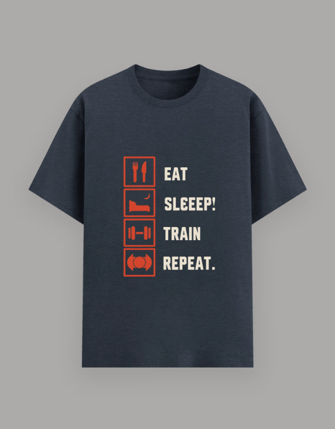 Gym Basic Tee cotton fabric heavyweight fabric detail view by HAViT Apparel