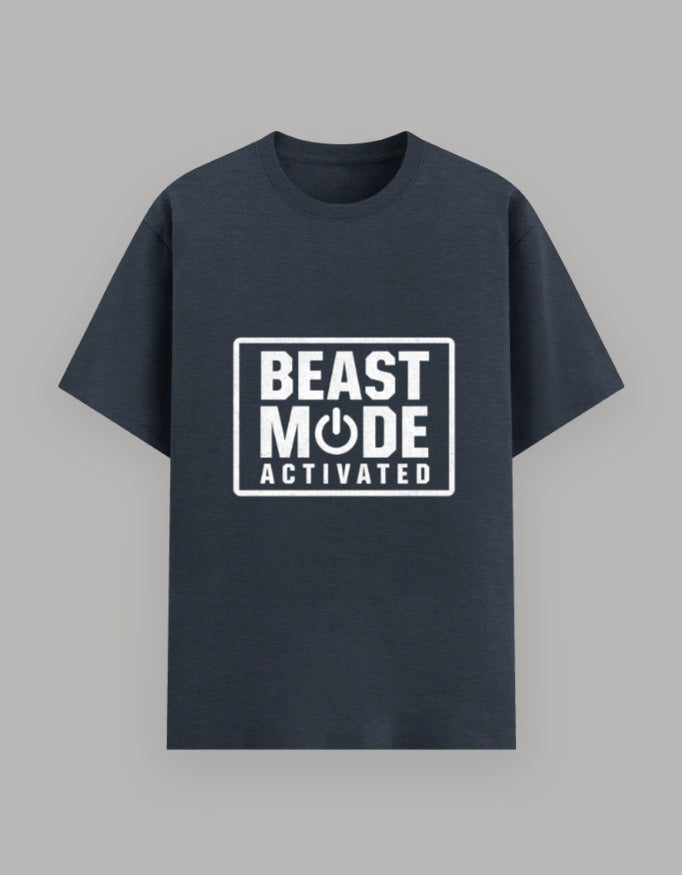 Beast Mode Basic Tee t-shirt printed design detail view by HAViT Apparel