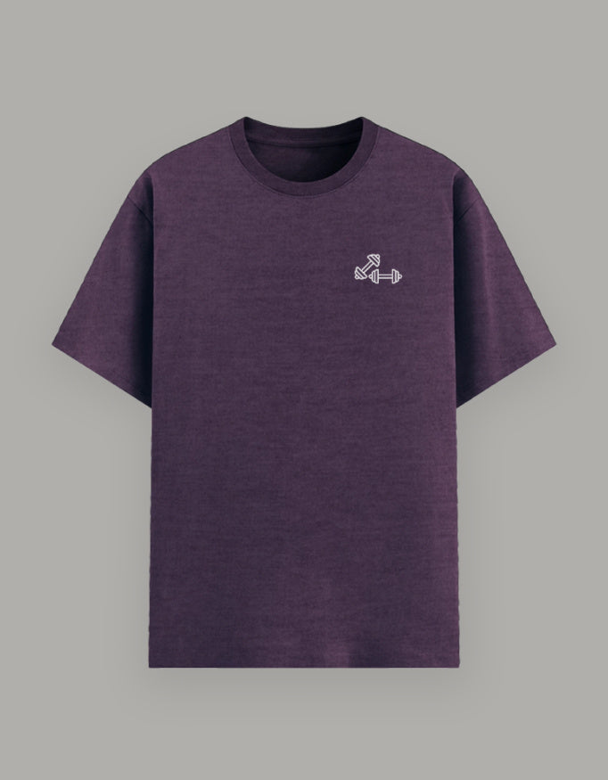 Pretty Strong Basic Tee t-shirt cotton fabric detail view by HAViT Apparel