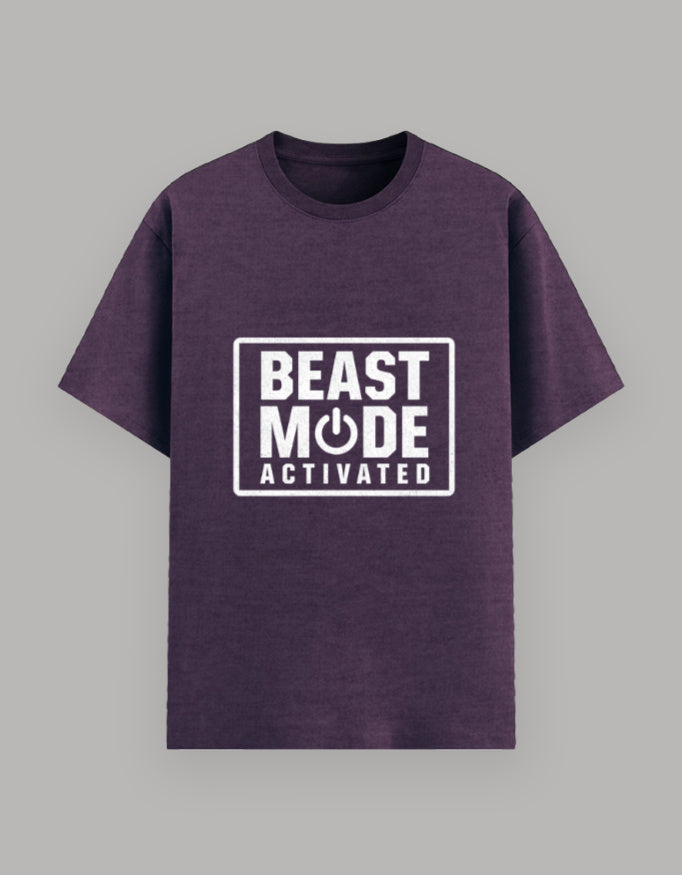 Beast Mode Basic Tee t-shirt printed design detail view by HAViT Apparel
